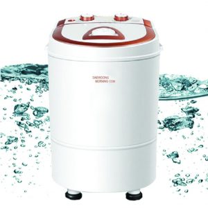 DWNG Electric Manual Compact Mini Apparel & Food Spin Dryer 1.8kg Capacity 220V 240W & 500W Step up Converter