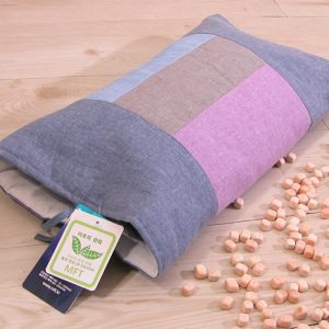 PARTY CRAFTZ Phytoncide Hinoki Cypress Wood Chip & Cool Feeling Color linen string Natural Latex Pillow Cover