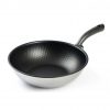 ALTENBACH alten bach romanesque wok pan 3-layer non-stick stainless  alumiuium stir fry pan 8-inch(22cm),10-inch(26cm),11-inch(28cm),12