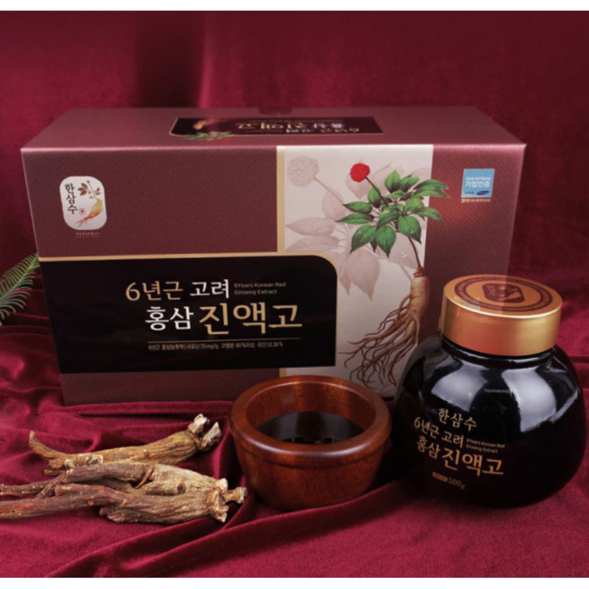 Hansamsu Korean 6years Root Red Ginseng Extract Saponin Panax 500g