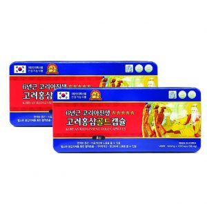 Korean Red Ginseng Extracts Tablet Gold Capsules 98.4g