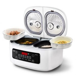 HANBUNAH 4 In 1 Multi Smart Electric Cooker Lee Young-ja 2 Stage 4 compartments Rice Cookers Pot  220v Korea