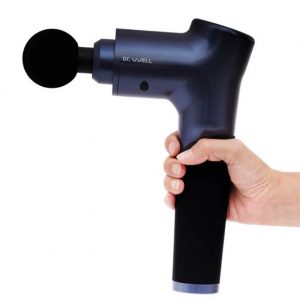 Dr.Well Long Body Massage Gun DR-2600 Uptension Flex Handheld Percussion Massage Gun 100~240V – Deep Tissue Massager Drill Massasing for Sore Muscle and Stiffness – Quick Rechargeable Device