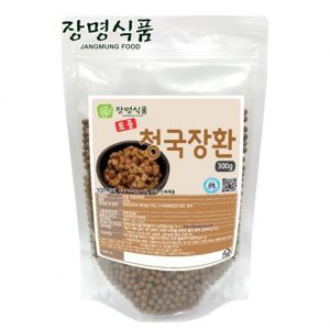 JANGMYUNG FOOD Cheonggukjang Pill,Cheong Kuk Jang Fast-fermented Bean Paste Pills Vitamin B2 Healthy Food from South Korea Vitamin B2 Healthy Food 300g (0.66lb),No GMO or Gluten, Origin of Natto from South Korea