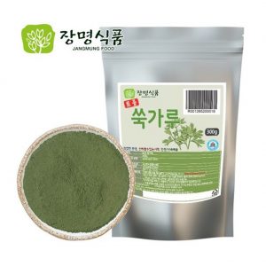 JANGMYUNG FOOD Korean Mugwort Powder 300g , Fresh Herb Boehmeria Nivea,Traditionally Used in Korea