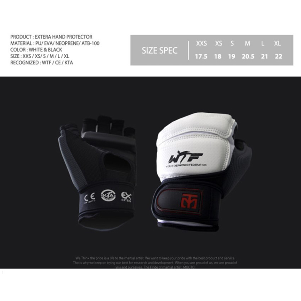 Mooto Extera Hand Protector S2 1pair Guard Gloves Korea Taekwondo Tae Kwon Do 