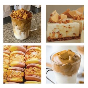 Hand Made Dalgona Candy Lump Sugar Crunch,Powder 35oz(1kg), Perfect for Dalgona Latte Topping,Cake,Ice Cream,Yogurt and Just Eating Made In Korea