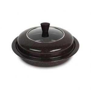 TULGIGS IH Ocher Cast Iron Multi-purpose Pan 11″ Grilled Hot Pot, Stir-Fried Iron Plate TV Home Shopping Product