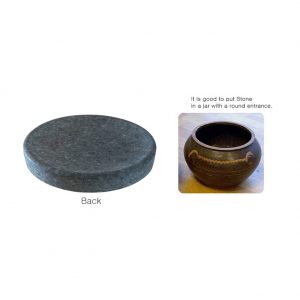 TULGIGS Jangsoo gobdol Circular Kimchi Pressing Stone Perfect for Pressing Kimchi,Pickles,Fermented soybean lump, fermented food, making Jang, Kimjang Goods
