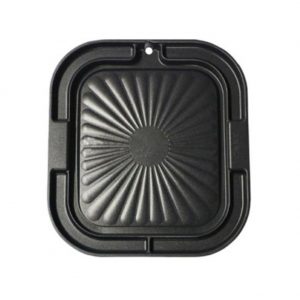 TULGIGS Korean Samgyeopsal Suare BBQ Grill Pan, Indoor & Outdoor Nonstick Aluminum Die Casting Barbeque 11.8 x 12.9 Inch Made in Korea