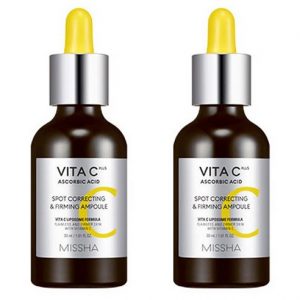 Misha Vita C plus Ascorbic Acid Blemish C Elasticity Ampoule Spot Correcting & Firming MultI Ampoule