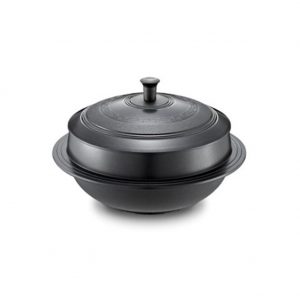 IH Korean Traditional Iron Pot Rice Gamasot Ceramic Cauldron Made in Korea