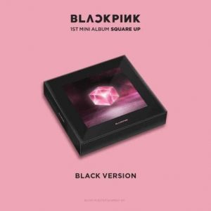 YG Blackpink – Square UP [Black ver.] (1st Mini Album) CD+Photobook+Postcard+Photocards+Double Side Extra Photocards