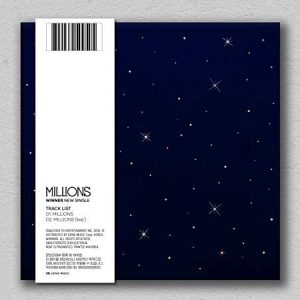 YG Winner – Millions [White Light ver.] CD+Photobook+Lyrics Postcard+Photocard+Double-Side Poster+Extra Photocards Set