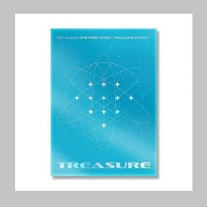 Treasure The First Step : Treasure Effect 1st Album Blue Ver CD+1p Poster+156p PhotoBook+Postcard Folder+Lyrics Pos+Hologram Post+Polaroid+Baby Photo+Selfie+Sticker+Message Card Set+Tracking