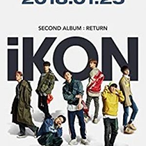 iKON – [Return]2nd Album Black Ver CD+PhotoBook+Post+PhotoCard+Sticker+etc K-POP
