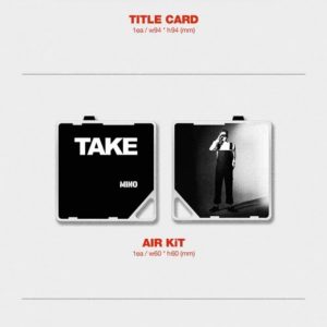 Winner MINO Take 2nd Full Album Limited Kit Version Air-Kit+1p Title Card+12p Lyrics PhotoCard+Special Goods Drawing by Song Miho+Message PhotoCards Set+Tracking Kpop Sealed