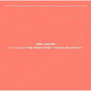 Treasure 1st Album [THE FIRST STEP : Treasure Effect] Orange version (Incl Pre-order Benefits : Find Treasure Scratch Card, AR Photocard, AR Photo board, Double sided Poster (Folded))