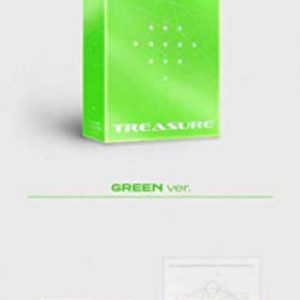 Treasure The First Step : Treasure Effect 1st Album Green Ver CD+156p PhotoBook+Postcard Folder+Lyrics Pos+Hologram Post+Polaroid+Baby Photo+Selfie+Sticker+Message Card Set+Tracking