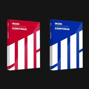 Genie Music iKON – NEW KIDS : CONTINUE [Red+Blue ver. SET] (Mini Album) 2CD+Photobook+Postcard+Photocard+Folded Poster