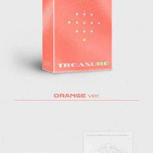 Treasure The First Step : Treasure Effect 1st Album Orange Ver CD+156p PhotoBook+Postcard Folder+Lyrics Pos+Hologram Post+Polaroid+Baby Photo+Selfie+Sticker+Message Card Set+Tracking