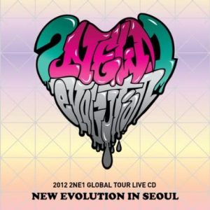 YG Ent. 2NE1 – New Evolution in Seoul (2012 2NE1 Global Tour Live CD) CD+Booklet+Double Side Extra Photocards Set