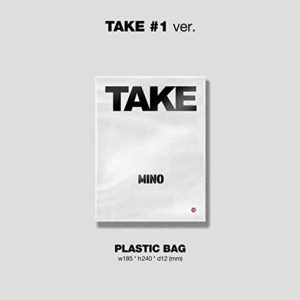 Winner MINO Take 2nd Full Album Take #1 Version CD+116p PhotoBook+Paper Band+Rubber Band+20p Lyrics Book+1p PhotoCard+1p Sticker+3p Layered Poster Set+Message PhotoCard Set+Tracking Kpop Sealed
