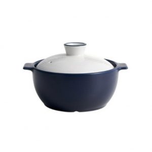 Non-cracked Ttukbaegi Earthen Pot, Clay, Porcelain Pot, Ceramic Cookware with Lid For Cooking Stew and Soup Made In Korea