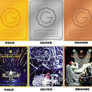 G-DRAGON BIGBANG – 2013 World Tour Live [ONE OF A KIND in SEOUL] GOLD ver. CD + Photo Booklet + Standing Paper + Extra Gift Photocards Set