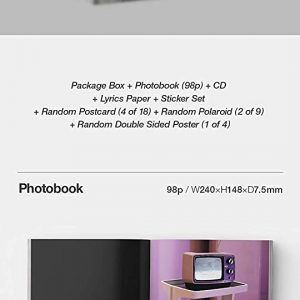 Blackpink Ros? – Ros? First Single Album – R – [Pre Order] CD+Photobook+Double Sided Folded Poster+Others with Tracking, Extra Decorative Stickers, Photocards