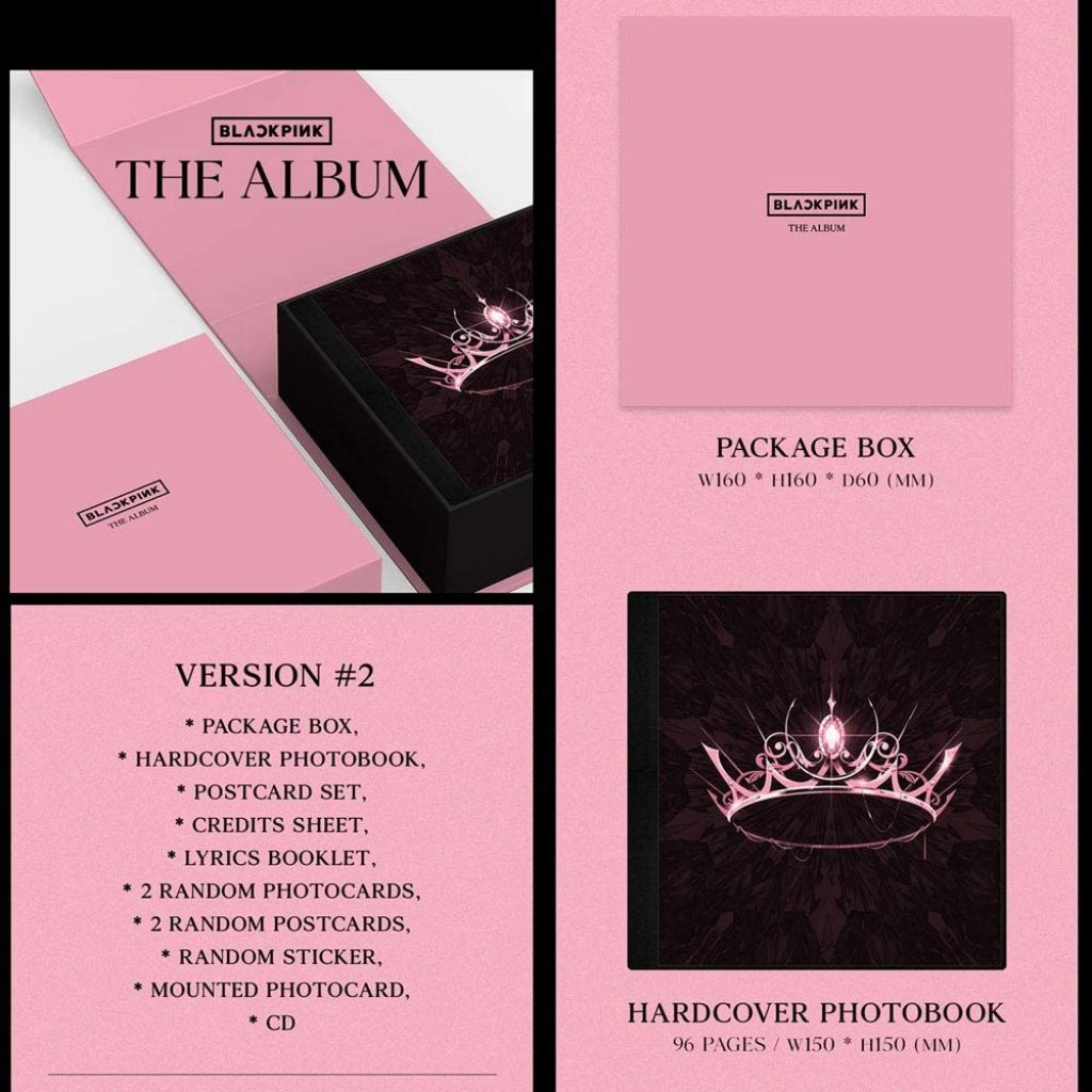 Blackpink 1st Full Album The Album Set (Version 1,2,3,4) (Incl ...