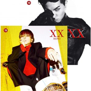 YG Song MIN HO MINO – XX [ver.1+2 Set] (1st Solo Album) 2CD+Photobook+Art Book+Stickers+1 Double-Sided Folded Poster+Extra Photocards Set