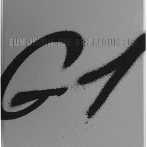 YG Entertainment EUN JI Won – EUN JIWON The 6TH Album : G1 [Black ver.] (Vol.6) CD+52p Photobook+Tin Case+Accordion Photo Postcard+Sticker+Photocard+Folded Poster