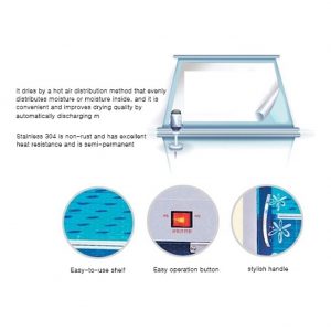 DS Cup Sterilizer & Dryer Cabinet Capacity (Stainless Steel Cup 80pieces) Perfect Kindergarten, Restaurant, School and Office