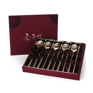 Goldenbell Brass Flatware Set for 5 Ansung Yugi