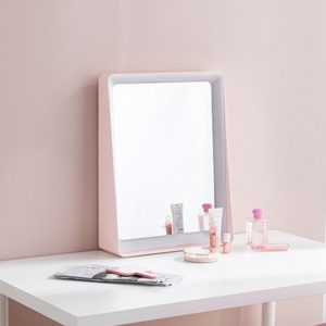 Hanssem Makeup Mirror Vanity Mirror with Lights 266 LED Lighted Mirror LED Lighted Mirror Lumiere 8X Magnification Mirror with Touch Screen