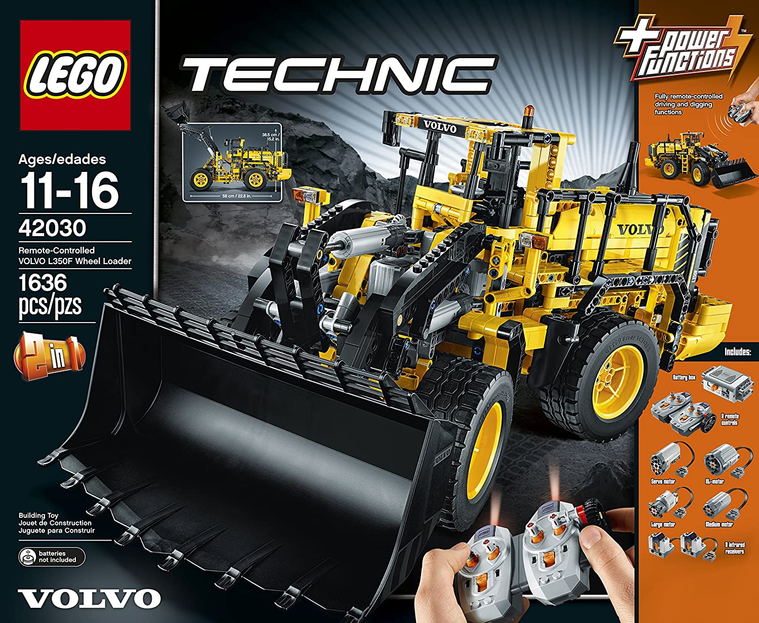 LEGO Technic 42030 Remote Controlled Volvo L350F Wheel Load