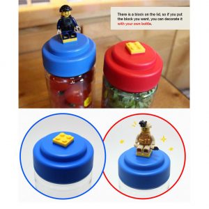 TULGIGS Brick Block Picnic Water Brick Block Bottle 350ml 2pcs Oxford Design Bottle Made In Korea