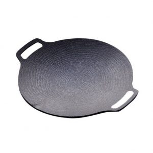 TULGIGS Aluminum Casting Camping Griddle Non-stick Coating Mini BBQ Plate