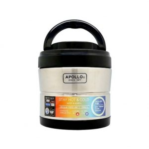 Vacuum-Insulated Stainless Thermo Food Jar Bowl ECO-1700 Stay Hot & Cold 1700ml, Black Made In Korea