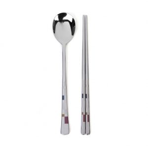 Goldenbell Mondrian Stainless Flatware Set for 10