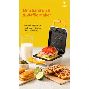 LEQUIP Mini Sandwich Croffle Waffle Maker DUCK LW-S1601 220v