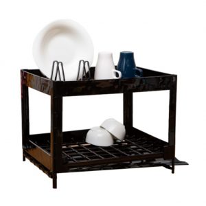 TULGIGS Multipurpose 2 Tier Dish Drying Rack that can be freely resized and sterilize