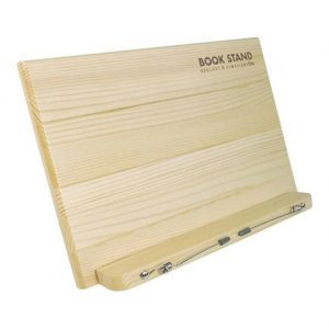 IBIS Natural Wood Book Stand Reading Stands Laptop Holder 3 Stage Angle Adjustable