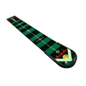 Boomerang Auto Return Indoor Putting Practice Mat,Portable Mat with Auto Ball Return Function – Mini Golf Practice Training Aid, Game and Gift for Home, Office, Outdoor Use Made in Korea