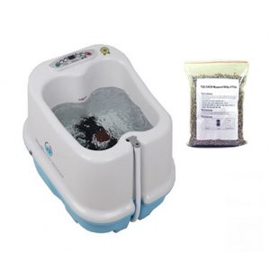 Foot Baths & Foot Spa Electric Massager Heat Thermal  Water Bubble Vibration  Tank height 11.8″(30cm)  220V Made In Korea