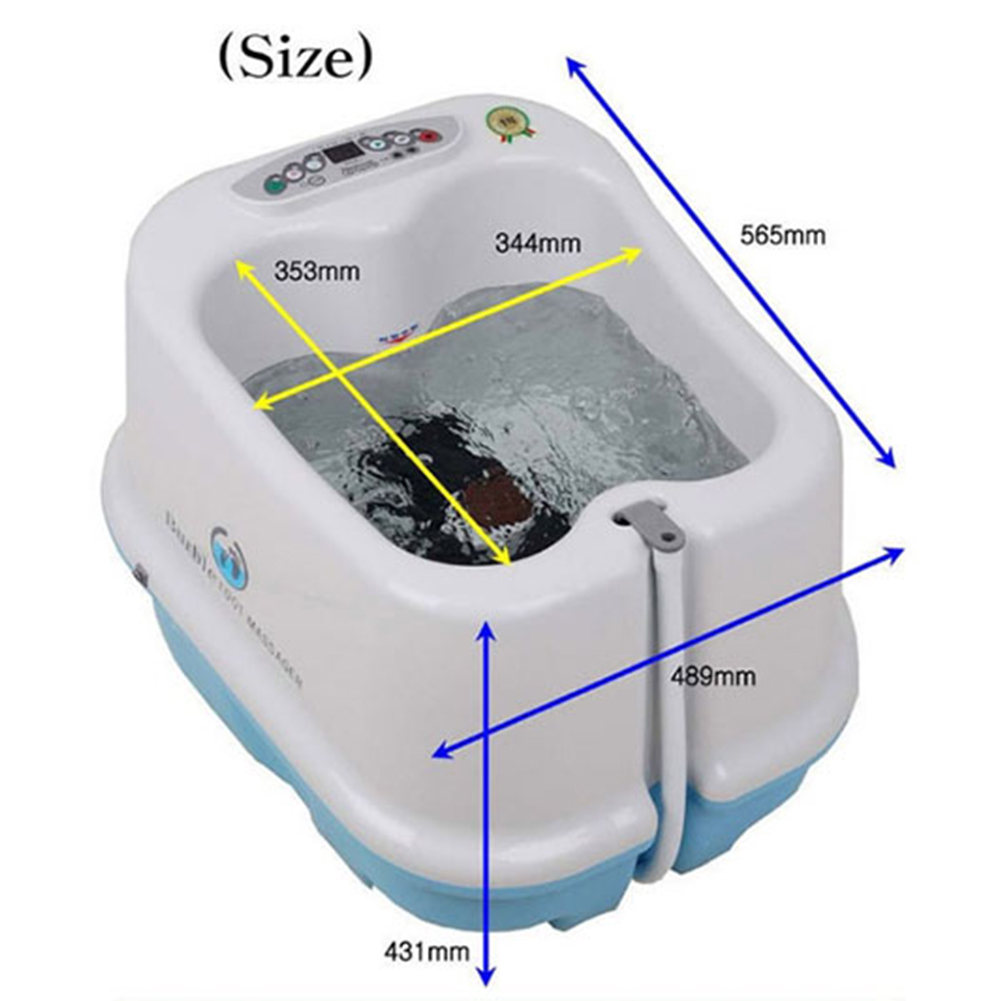 Foot Baths And Foot Spa Electric Massager Heat Thermal Water Bubble Vibration Tank Height 118 7508