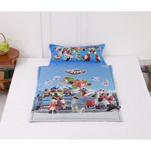 Hello Carbot Child Size Cotton Thin Wadding Bedding Comforter Set (Quilt +Pad + Pillow) Bedclothes Quilt Hello Carbot  TV Animation Cartoon Character Thin Padding for Kids