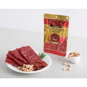 KOJUBU Beef Jerky, 10 Count Multipack Bags – Teriyaki Flavored Meat Snack – Made with Premium Beef – Teriyaki Flavor,30g x 10EA