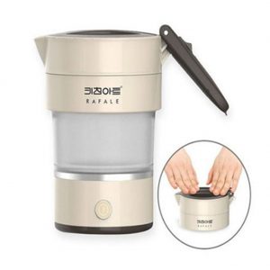 Kitchen Art Rafale folding pot 0.6L KK-F600HF, Food Grade Silicone Collapsible Electric Pot Foldable Kettle For Travel Outdoor Camping 220V